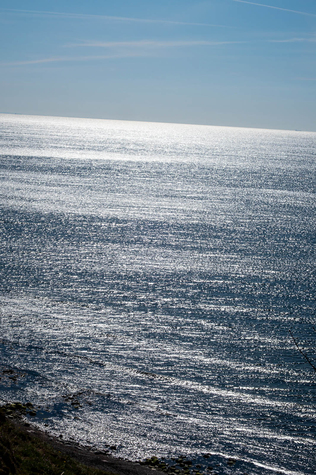 Skimmrande hav.
